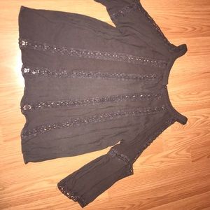 Buckle Cut out shoulder top